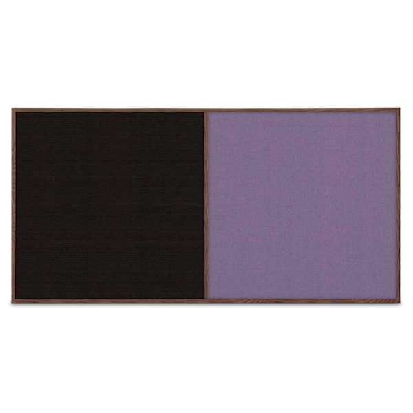 Enclosed Corkboard, 3 Door, 96"x48", 4" Fra